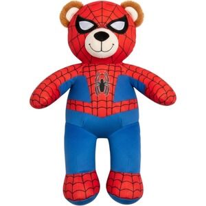 Build-A-Bear Spider-Man Plush Red Blue 16in 60th Anniversary 25th Celebration